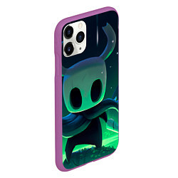 Чехол iPhone 11 Pro матовый Холлоу Найт, цвет: 3D-фиолетовый — фото 2