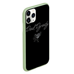 Чехол iPhone 11 Pro матовый Dead dynasty пегас фараон, цвет: 3D-салатовый — фото 2