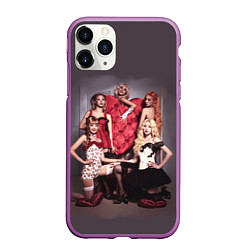 Чехол iPhone 11 Pro матовый Джи Айдл, цвет: 3D-фиолетовый