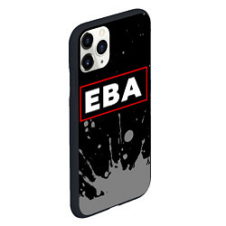 Чехол iPhone 11 Pro матовый Ева - в красной рамке на темном, цвет: 3D-черный — фото 2