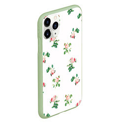 Чехол iPhone 11 Pro матовый Rose garden, цвет: 3D-салатовый — фото 2