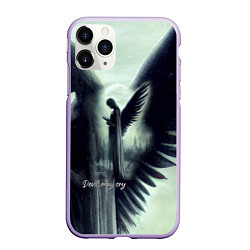 Чехол iPhone 11 Pro матовый Devil may cry, цвет: 3D-светло-сиреневый