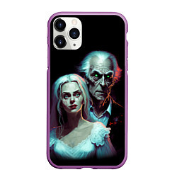 Чехол iPhone 11 Pro матовый Король и Шут Кукла Колдуна, цвет: 3D-фиолетовый