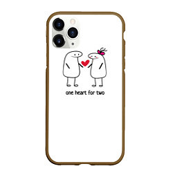 Чехол iPhone 11 Pro матовый Lovers