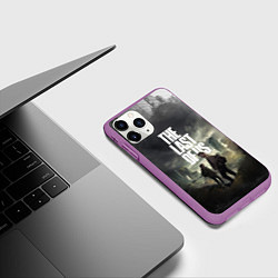 Чехол iPhone 11 Pro матовый TV series The last of us, цвет: 3D-фиолетовый — фото 2
