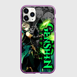 Чехол iPhone 11 Pro матовый Геншин импакт - Аль-Хайтам