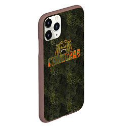 Чехол iPhone 11 Pro матовый Станислав, цвет: 3D-коричневый — фото 2