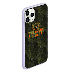 Чехол iPhone 11 Pro матовый Тимур камуфляж, цвет: 3D-светло-сиреневый — фото 2