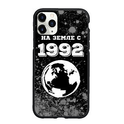 Чехол iPhone 11 Pro матовый На Земле с 1992: краска на темном, цвет: 3D-черный