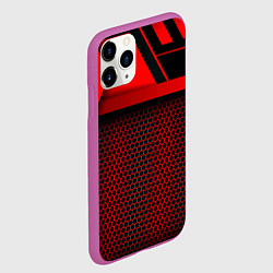 Чехол iPhone 11 Pro матовый Стиль cyberpunk из игры, цвет: 3D-фиолетовый — фото 2