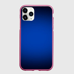 Чехол iPhone 11 Pro матовый Кобальтовый градиент, цвет: 3D-малиновый