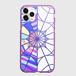 Чехол iPhone 11 Pro матовый Окно из Уэнсдэй, цвет: 3D-фиолетовый