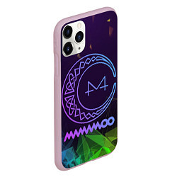 Чехол iPhone 11 Pro матовый Mamamoo emblem, цвет: 3D-розовый — фото 2