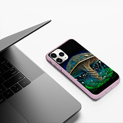 Чехол iPhone 11 Pro матовый Техногриб, цвет: 3D-розовый — фото 2