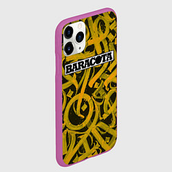 Чехол iPhone 11 Pro матовый Calligraphic Baracota, цвет: 3D-фиолетовый — фото 2