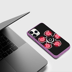 Чехол iPhone 11 Pro матовый Rainbow Six Siege - Hibana, цвет: 3D-фиолетовый — фото 2