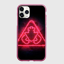 Чехол iPhone 11 Pro матовый Five Nights at Freddys: Security Breach, цвет: 3D-малиновый