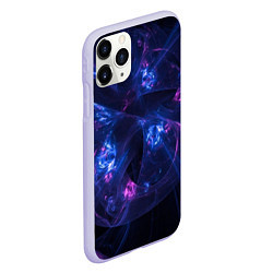 Чехол iPhone 11 Pro матовый Связки нейросети, цвет: 3D-светло-сиреневый — фото 2