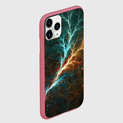 Чехол iPhone 11 Pro матовый Мультивселенные, цвет: 3D-малиновый — фото 2