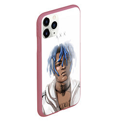 Чехол iPhone 11 Pro матовый XXXTentacion - art, цвет: 3D-малиновый — фото 2