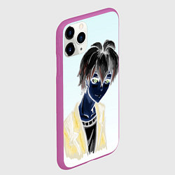 Чехол iPhone 11 Pro матовый Сого Осака айдол, цвет: 3D-фиолетовый — фото 2