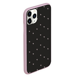 Чехол iPhone 11 Pro матовый Бренд KJ - зигзагом, цвет: 3D-розовый — фото 2