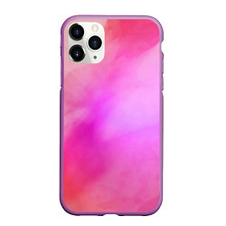 Чехол iPhone 11 Pro матовый Нежный мазок, цвет: 3D-фиолетовый