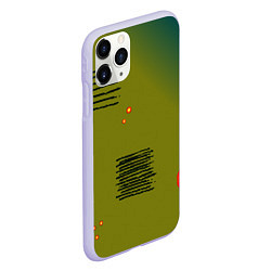 Чехол iPhone 11 Pro матовый Art chaos, цвет: 3D-светло-сиреневый — фото 2