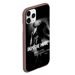 Чехол iPhone 11 Pro матовый Depeche Mode - Music for the Masses tour, цвет: 3D-коричневый — фото 2