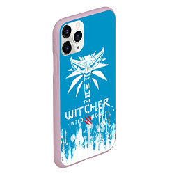 Чехол iPhone 11 Pro матовый The Witcher 3 Wild Hunt крутая, цвет: 3D-розовый — фото 2