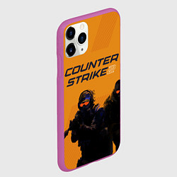 Чехол iPhone 11 Pro матовый Counter Strike 2, цвет: 3D-фиолетовый — фото 2