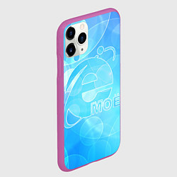 Чехол iPhone 11 Pro матовый Ё моё, цвет: 3D-фиолетовый — фото 2