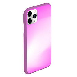 Чехол iPhone 11 Pro матовый Градиент розовый, цвет: 3D-фиолетовый — фото 2