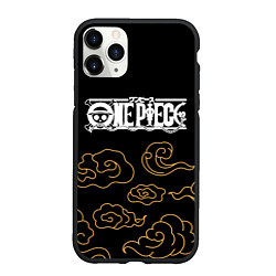 Чехол iPhone 11 Pro матовый One Piece anime clouds