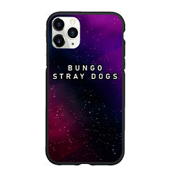 Чехол iPhone 11 Pro матовый Bungo Stray Dogs gradient space