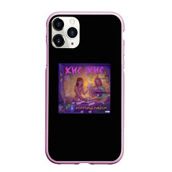 Чехол iPhone 11 Pro матовый Кис кис - ламповый альбом, цвет: 3D-розовый
