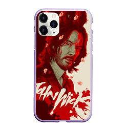 Чехол iPhone 11 Pro матовый John wick osaka, цвет: 3D-светло-сиреневый