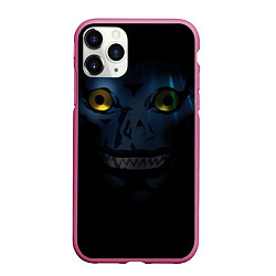 Чехол iPhone 11 Pro матовый Рюк - God of Death, цвет: 3D-малиновый