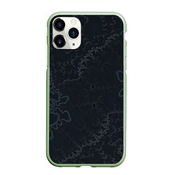 Чехол iPhone 11 Pro матовый Бесшовный дымчатый узор, цвет: 3D-салатовый