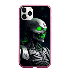 Чехол iPhone 11 Pro матовый Necron, цвет: 3D-малиновый