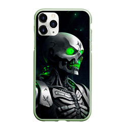 Чехол iPhone 11 Pro матовый Necron, цвет: 3D-салатовый