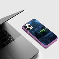 Чехол iPhone 11 Pro матовый Drive civetta, цвет: 3D-фиолетовый — фото 2