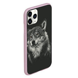 Чехол iPhone 11 Pro матовый Серый волчок, цвет: 3D-розовый — фото 2