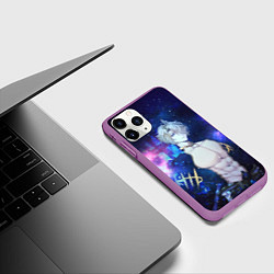 Чехол iPhone 11 Pro матовый Poseidon record of ragnarok, цвет: 3D-фиолетовый — фото 2