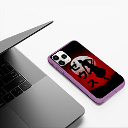 Чехол iPhone 11 Pro матовый Zeus record of ragnarok, цвет: 3D-фиолетовый — фото 2