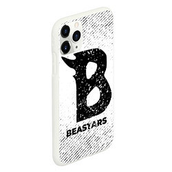 Чехол iPhone 11 Pro матовый Beastars с потертостями на светлом фоне, цвет: 3D-белый — фото 2