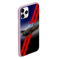 Чехол iPhone 11 Pro матовый Американский автомобиль 1980 года Buick LeSabre, цвет: 3D-розовый — фото 2