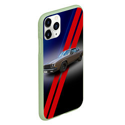 Чехол iPhone 11 Pro матовый Американский автомобиль 1980 года Buick LeSabre, цвет: 3D-салатовый — фото 2