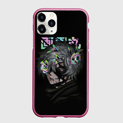 Чехол iPhone 11 Pro матовый Gabimaru, цвет: 3D-малиновый