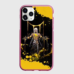 Чехол iPhone 11 Pro матовый Нанук, цвет: 3D-малиновый